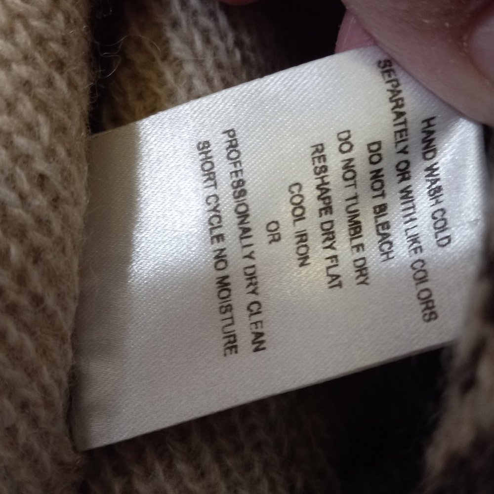 A. Ida Append Front Wool Blend Sweater. Size Large - image 8